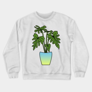 Philodendron Sangri La Color Crewneck Sweatshirt